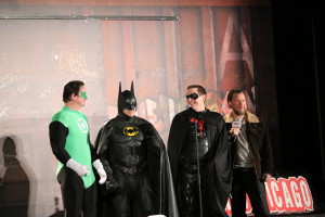 Green Lantern, Batman, and Robin