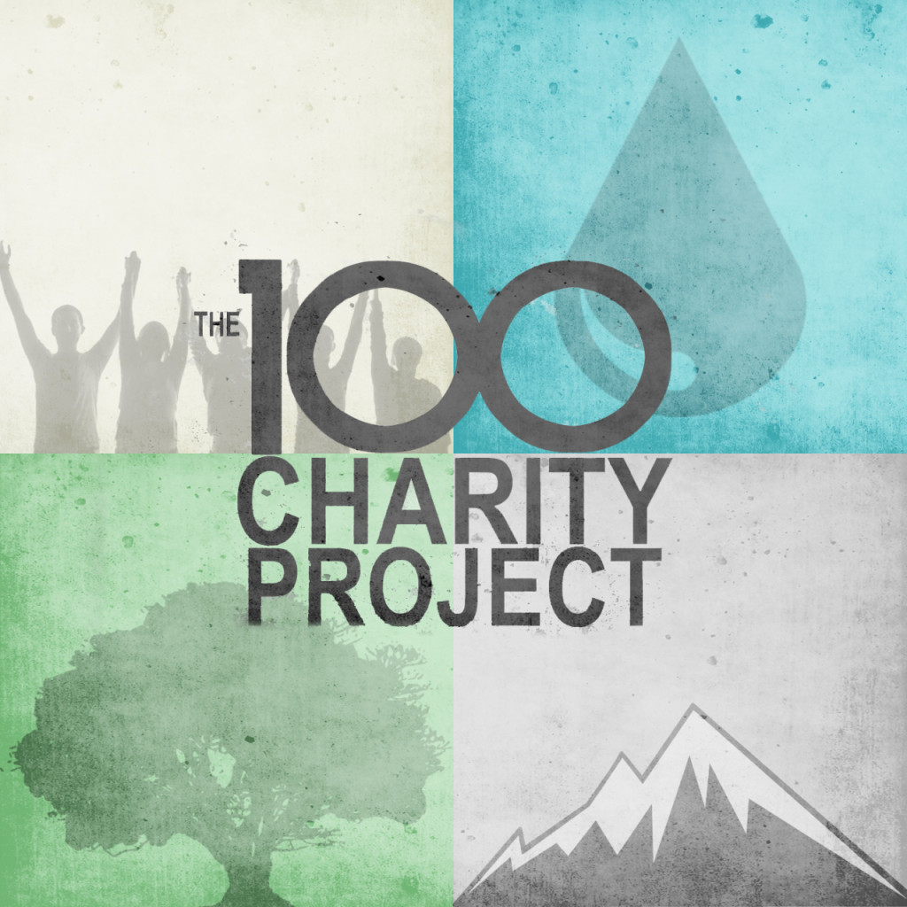 the 100 charity project