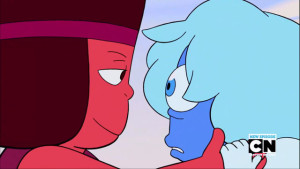 Ruby and Sapphire make-up. 