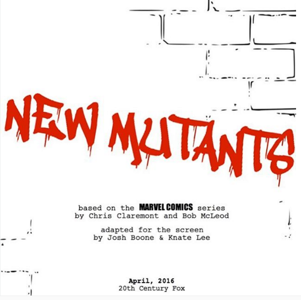 New Mutants Script Image