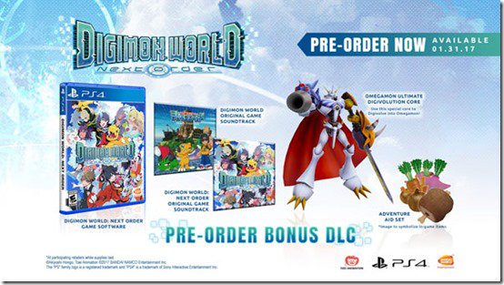 Digimon World Next Order PS4 game