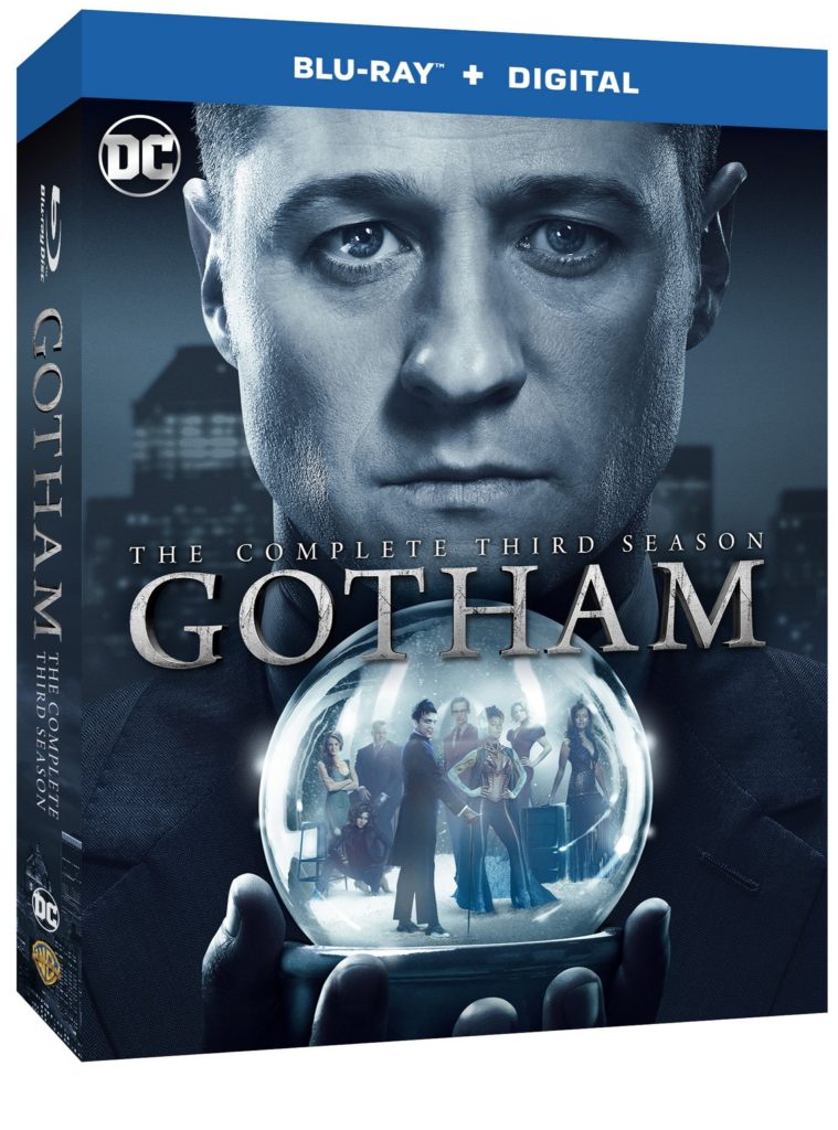 Gotham Season 3 Blu-ray DVD Warner Bros Home Entertainment release