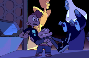 Steven and Lars make their escape in The Trial