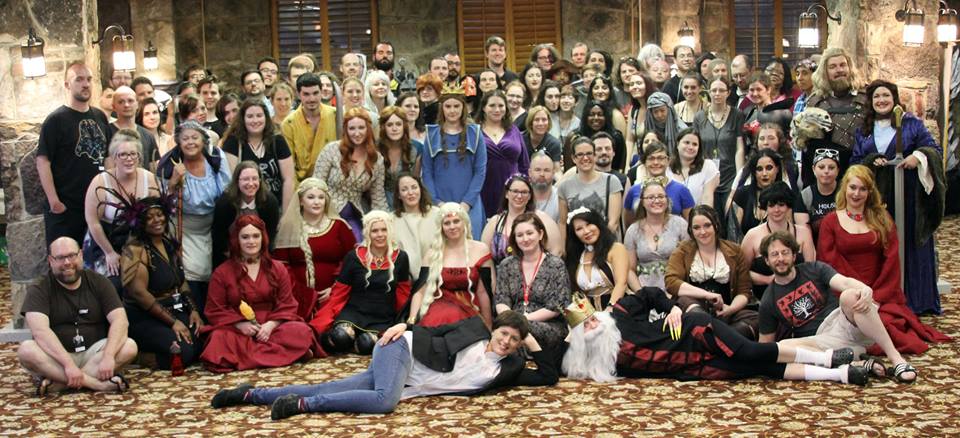 ice and fire con 2017 group photo