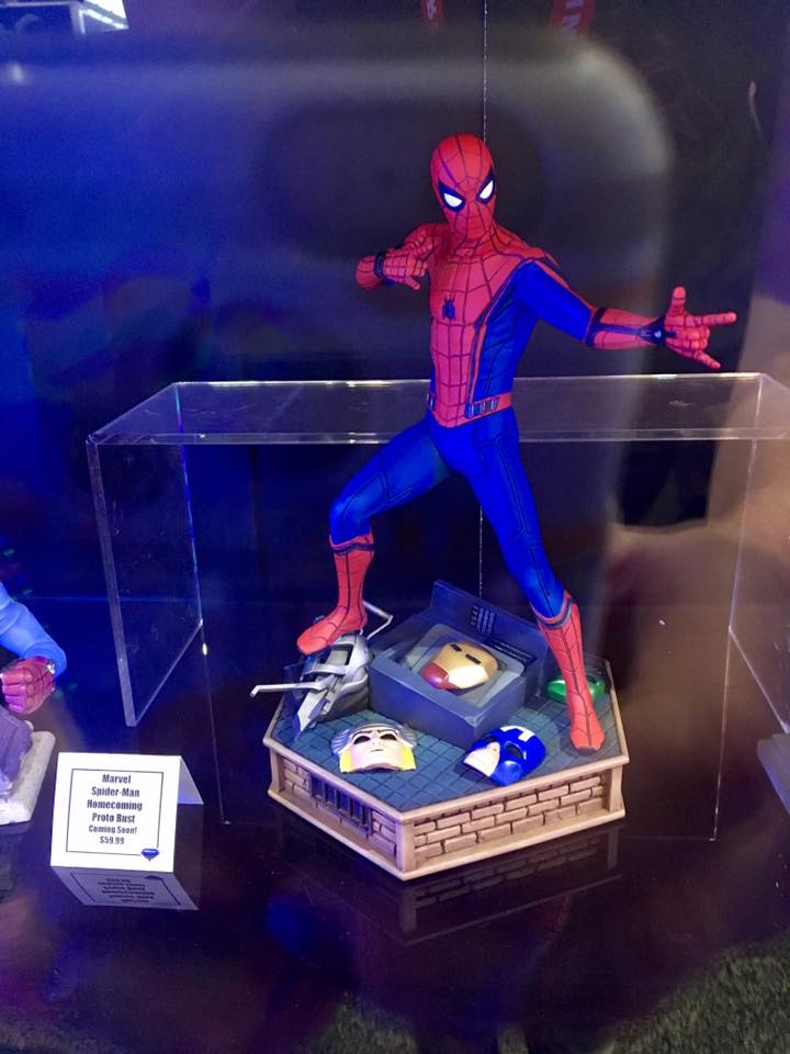 diamond select toys sdcc 2017 spiderman homecoming