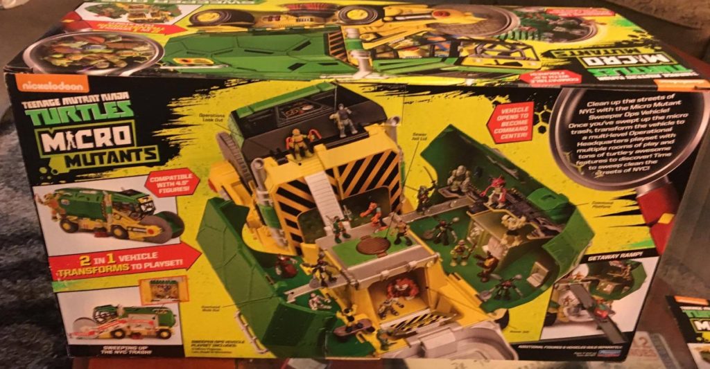 The Micro Mutants Sweeper Ops Vehicle Playset