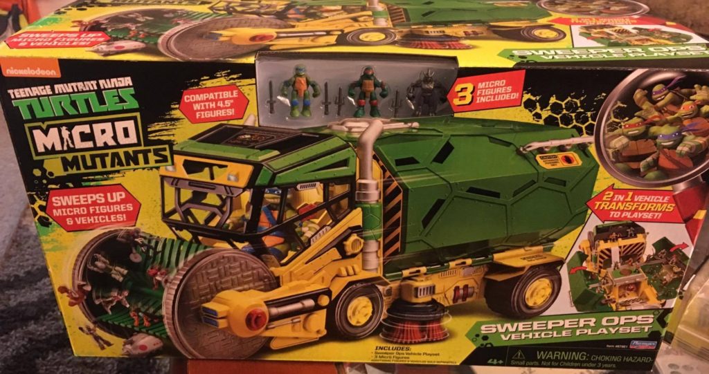 The Micro Mutants Sweeper Ops Vehicle Playset