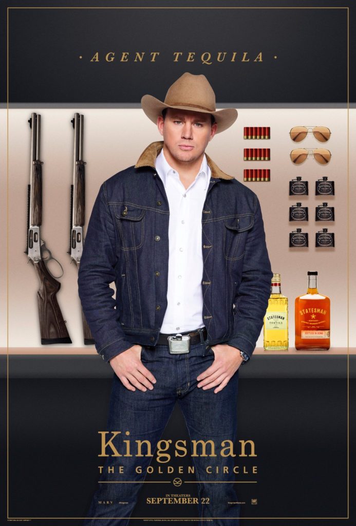 Channing Tatum Kingsman The Golden Circle Character Posters