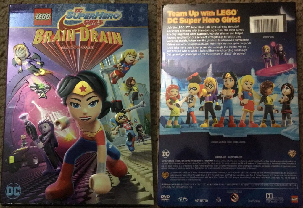 LEGO DC Super Hero Girls Brain Drain DVD Review