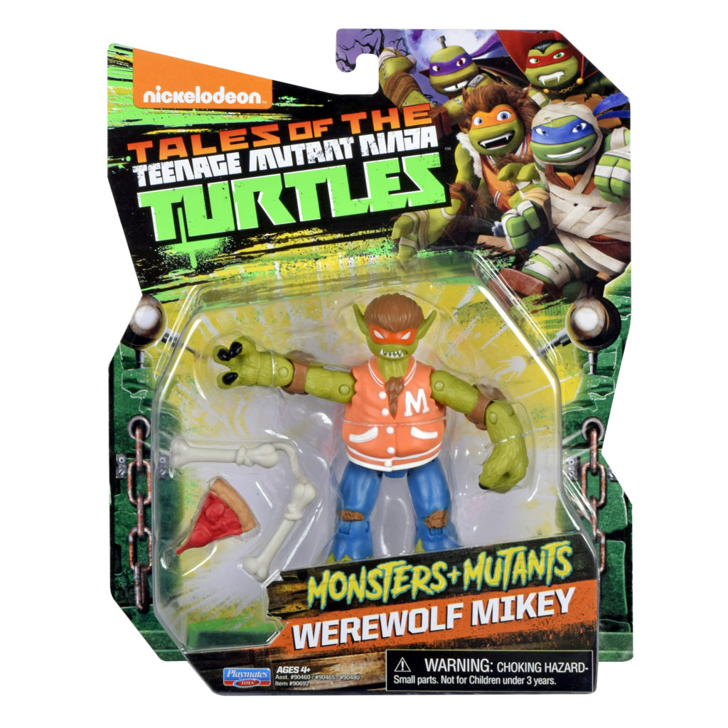 Monster-themed Teenage Mutant Ninja Turtles Mikey Playmates Toys