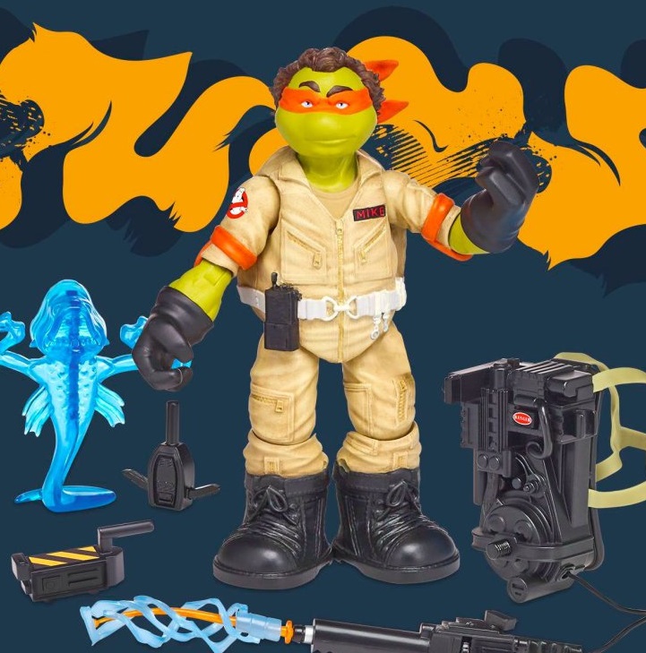 Ninja Ghostbusters Michelangelo Playmates Toys review