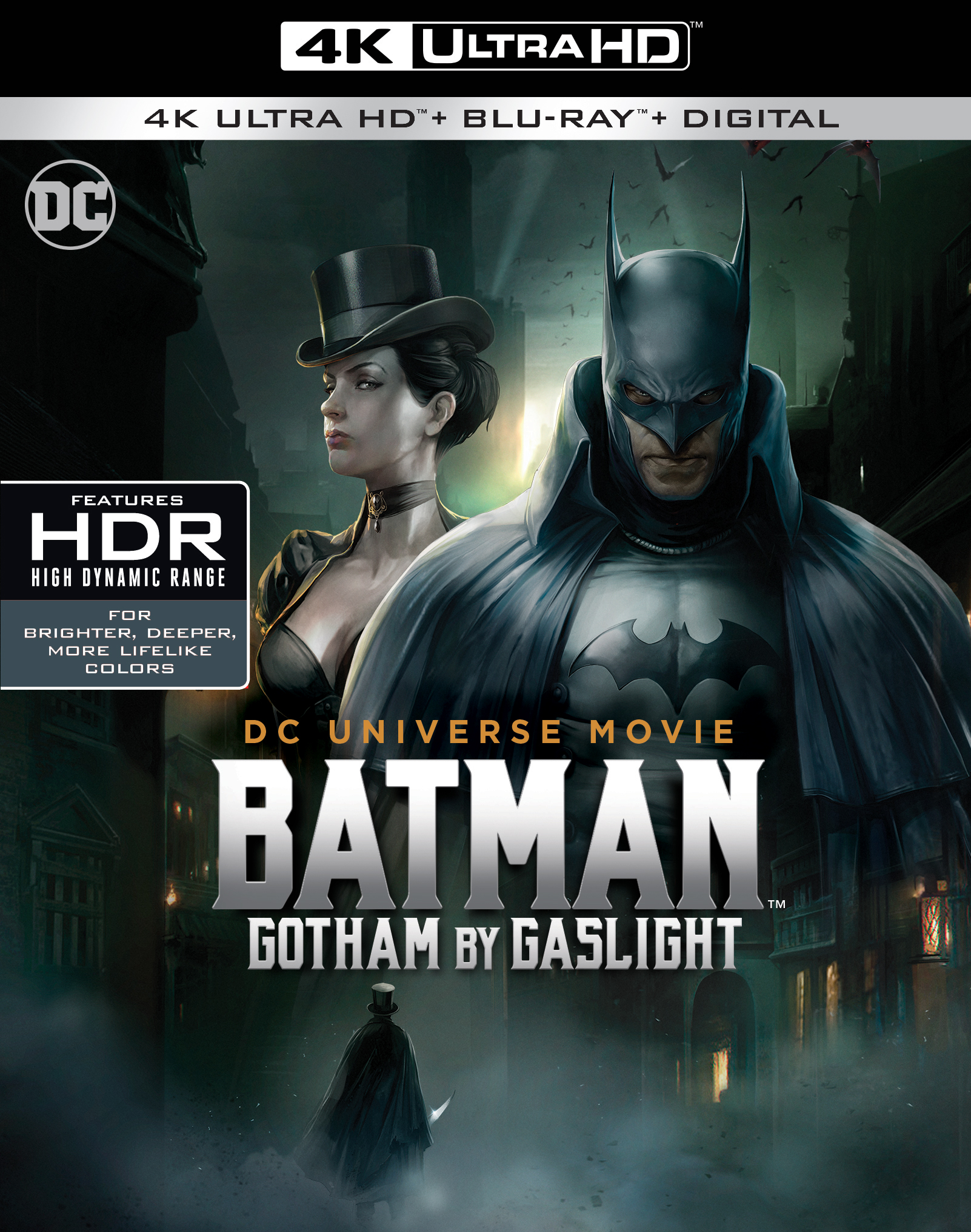 Batman Gotham by Gaslight Warner Bros release Blu-ray DVD 4K