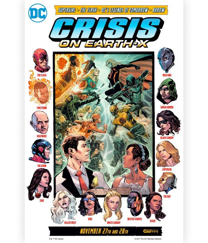 Crisis on Earth-X comic cover The CW