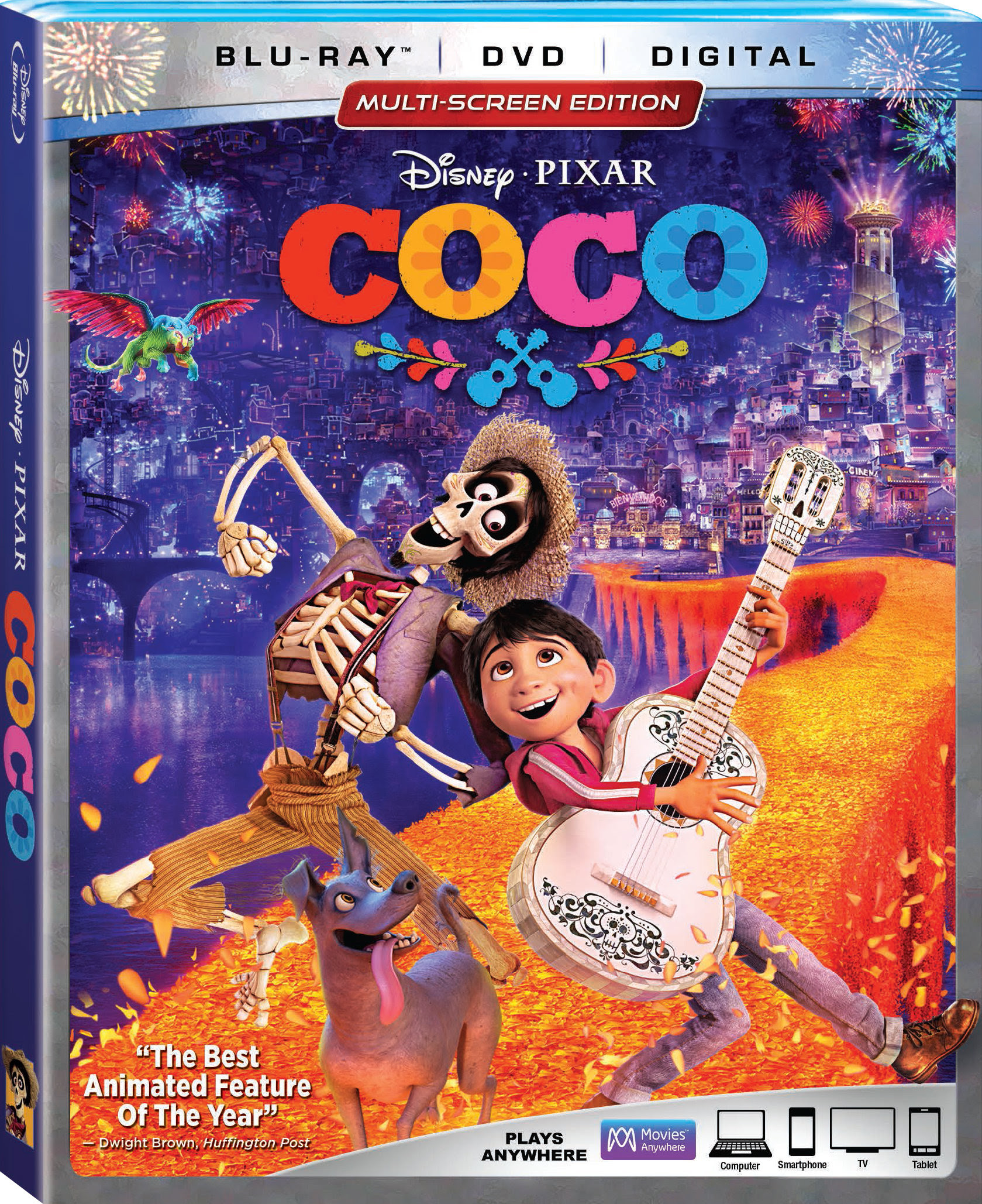 Coco Disney/Pixar 4K Ultra HD, Blu-ray, DVD, Movies Anywhere release