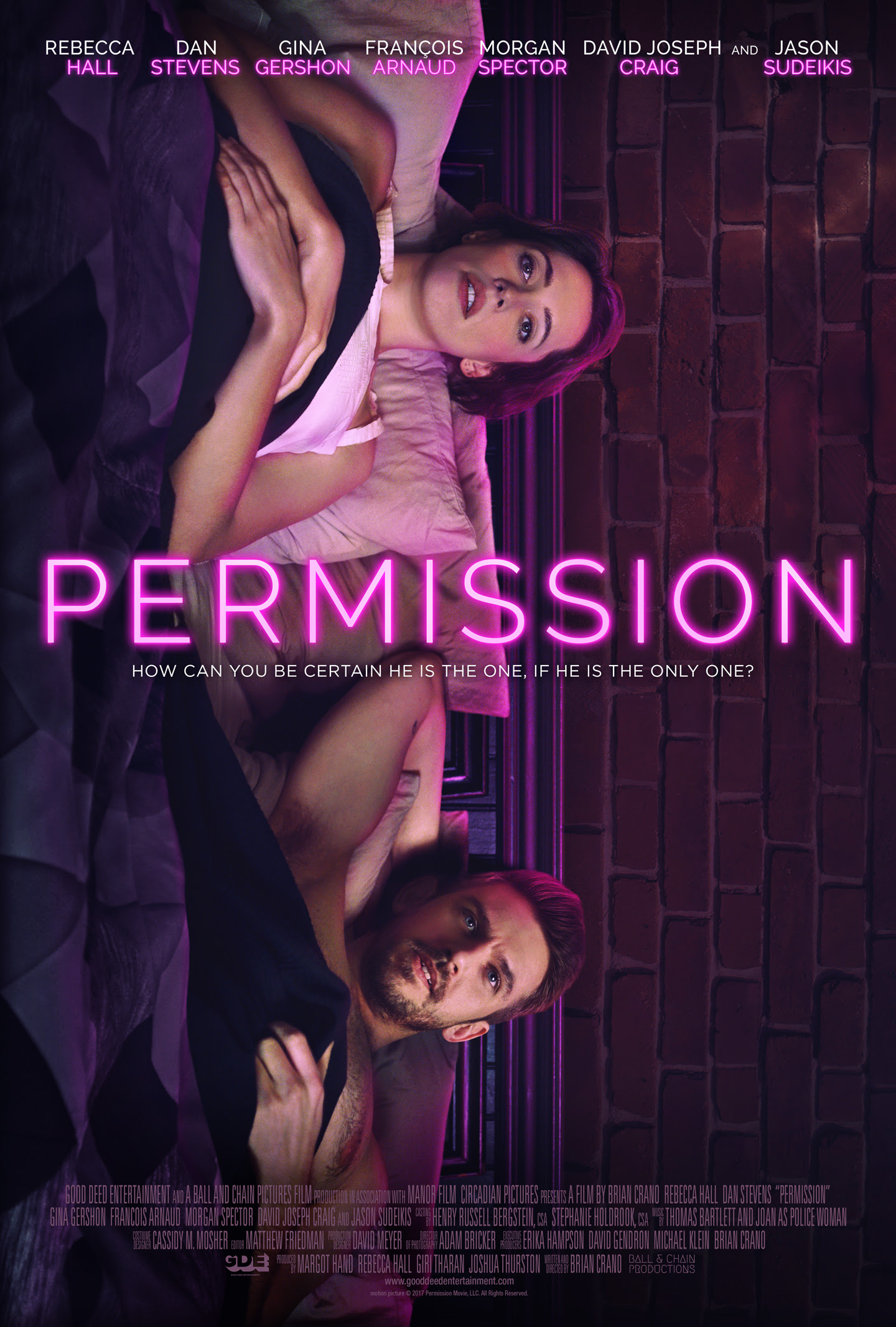 Permission movie poster Dan Steven Rebecca Hall