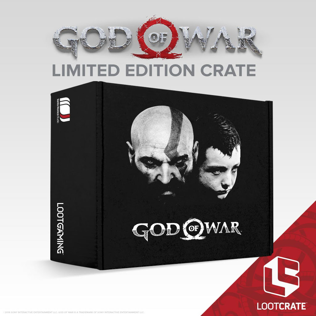 God of War Limited Edition Crate Loot Crate Sony Interactive Entertainment