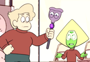 Peridot, Amethyst and Barb in "Letters to Lars" Steven Universe season 5. 