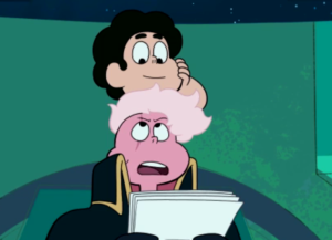 Steven coming out of Lars' head letters to Lars season 5
