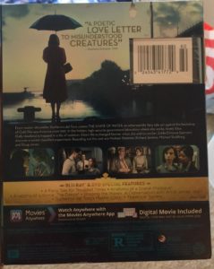 The Shape of Water Blu-ray DVD review Fox