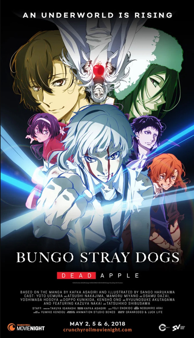 Dead Apple Bungo Stray Dogs Film Coming To Us And Canadian Theaters