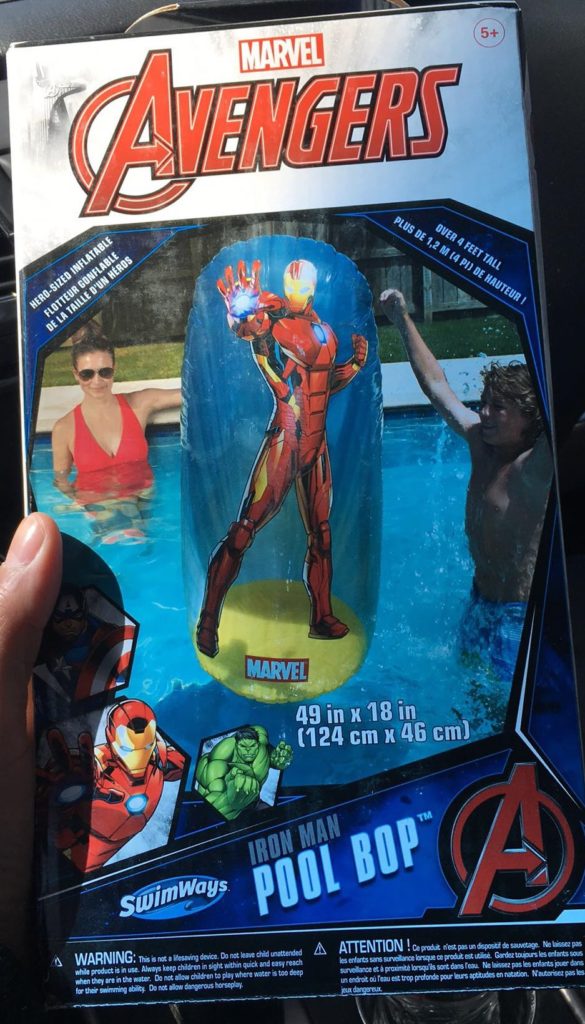 Iron Man Pool Bop SwimWays review