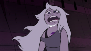 Amethyst crying in the Kindergarten (On The Run)