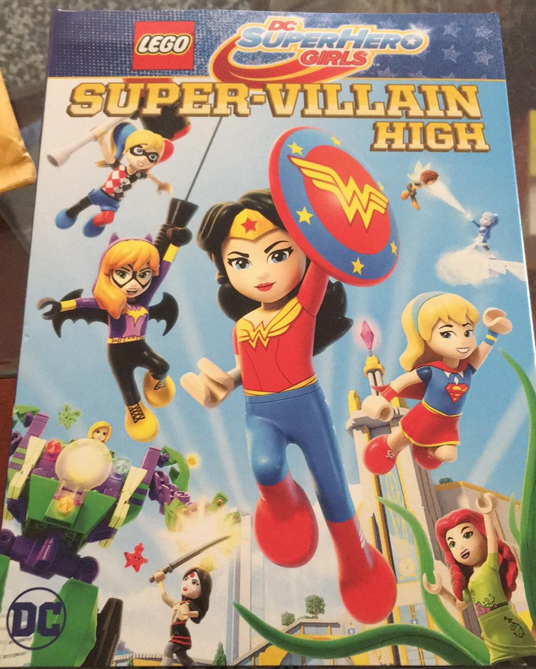 LEGO DC Super Hero Girls Super Villain High DVD review Digital Warner Bros