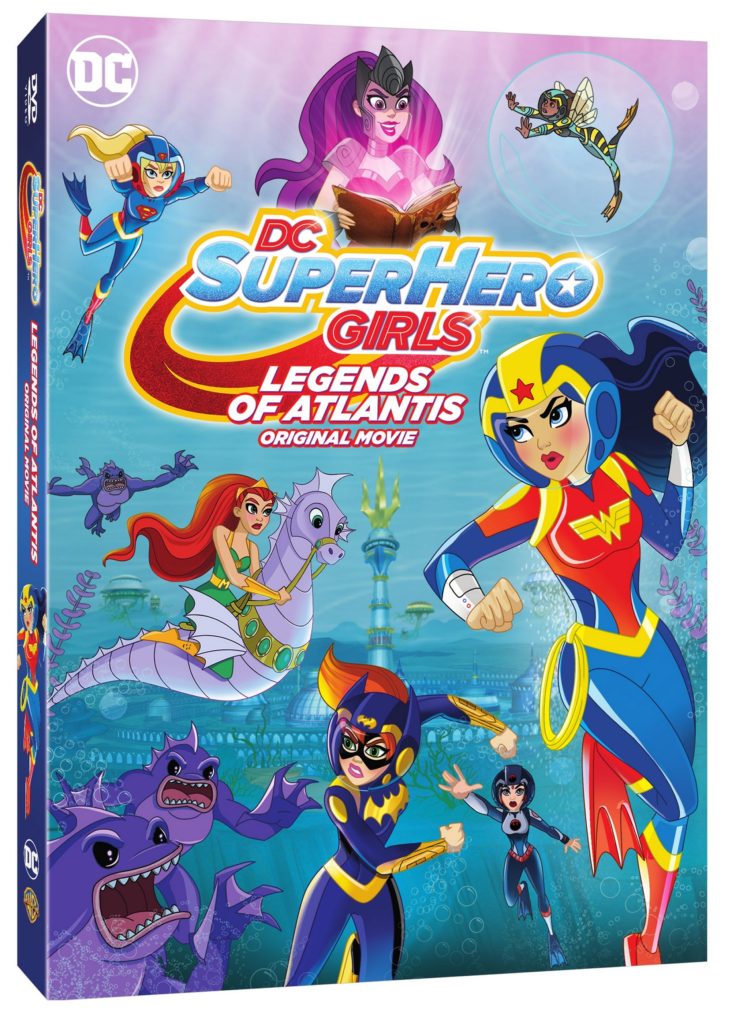DC Super Hero Girls Legends of Atlantis DVD Digital October release