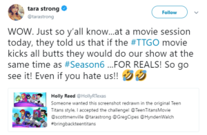 Teen Titans Season 6 Tara Strong