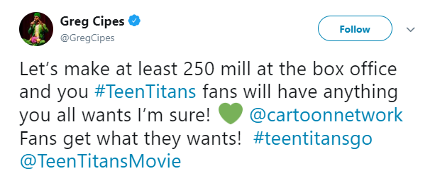 Teen Titans Season 6 Greg Cipes