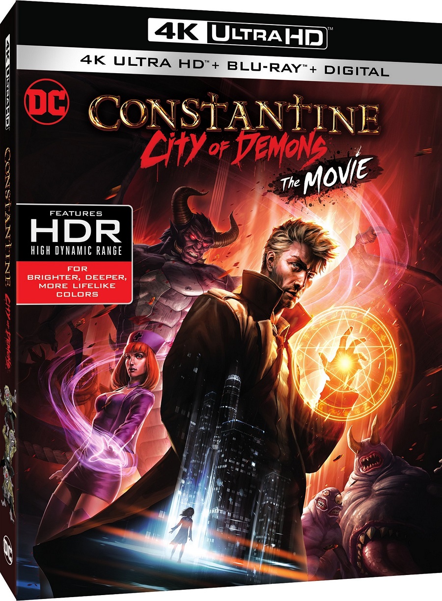 Constantine City of Demons Blu-ray Ultra HD Blu-ray Release Warner Bros