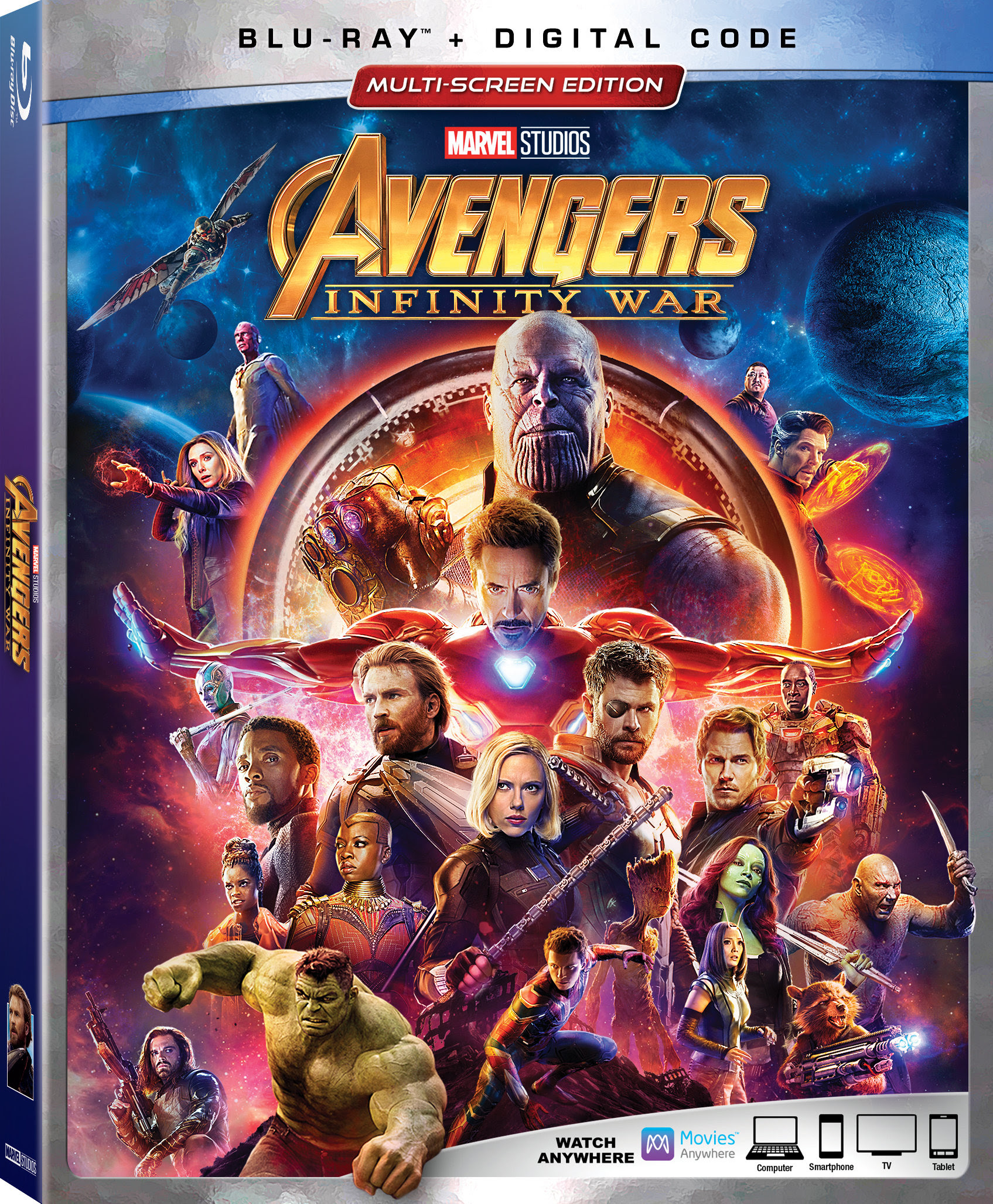 Avengers Infinity War Blu-ray Release Marvel Disney