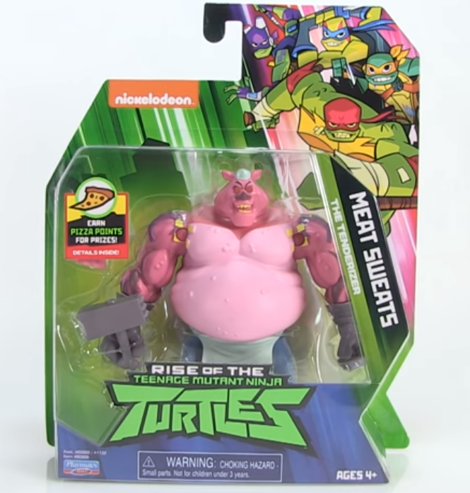 Meat Sweats Rise of the TMNT action figure Playmates Toys