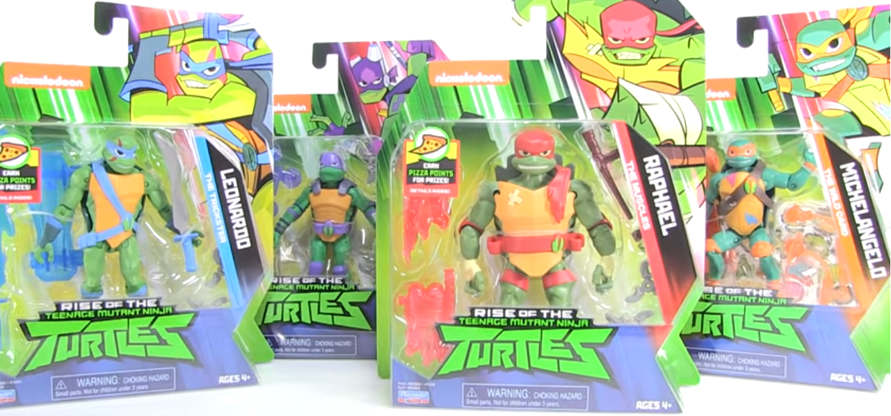 Rise of the TMNT action figures Playmates Toys