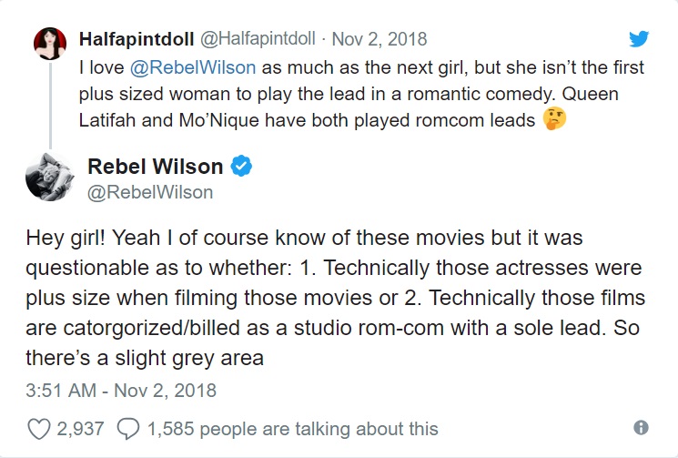 Rebel Wilson Isn't It Romantic