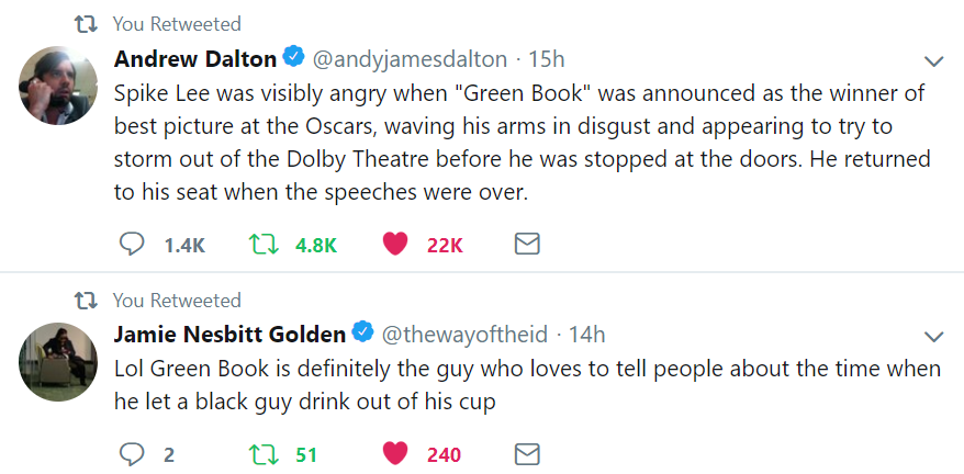Oscars 2019 Green Book