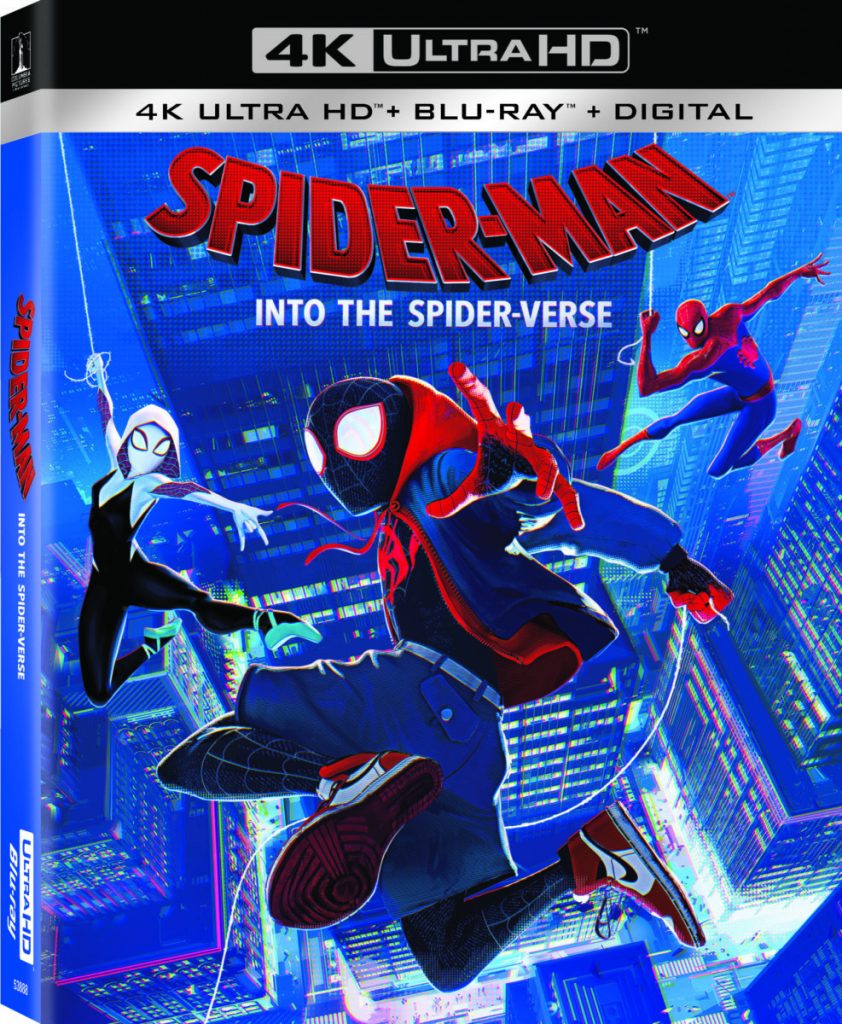 Spider-Man Spider-Verse 4K Blu-ray DVD release