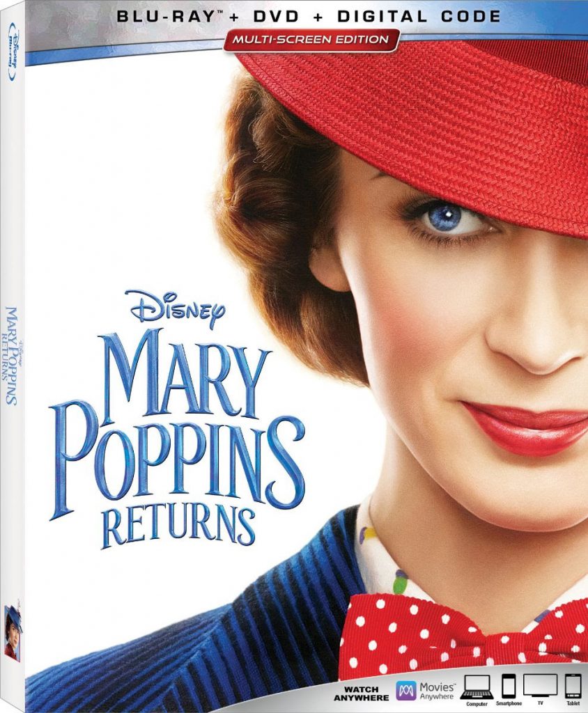 Mary Poppins Returns Blu-ray 4K DVD release March Disney