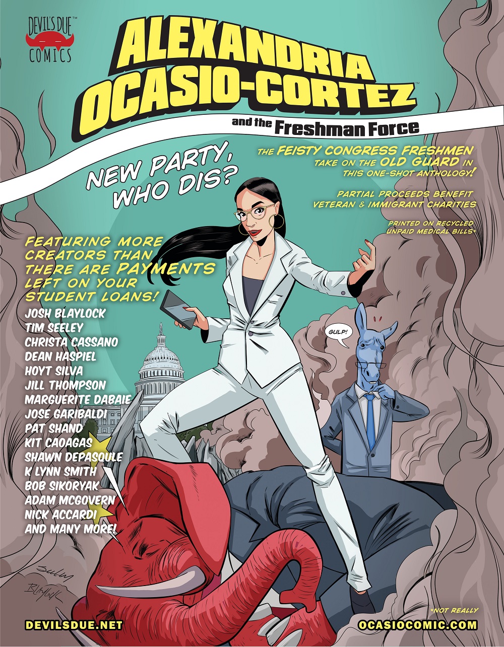 Alexandria Ocasio-Cortez Comic book Devil's Due