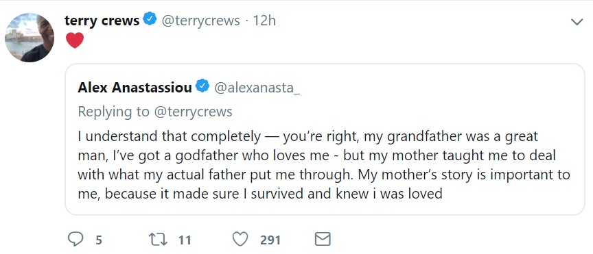 Terry Crews parenting tweet