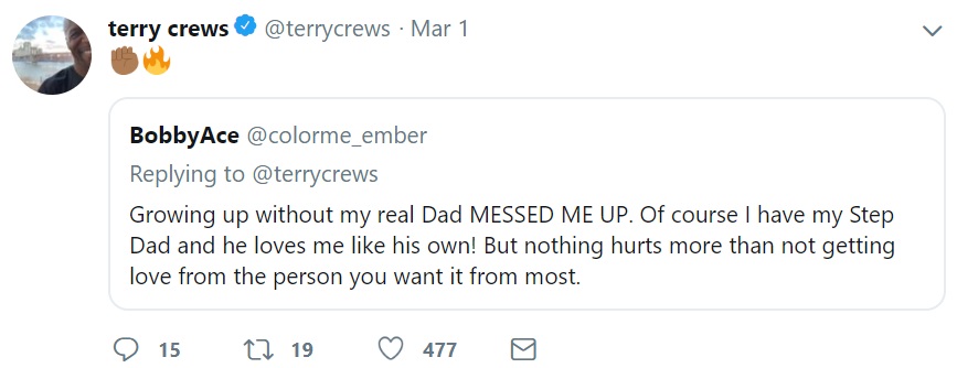 Terry Crews Tweet parenting