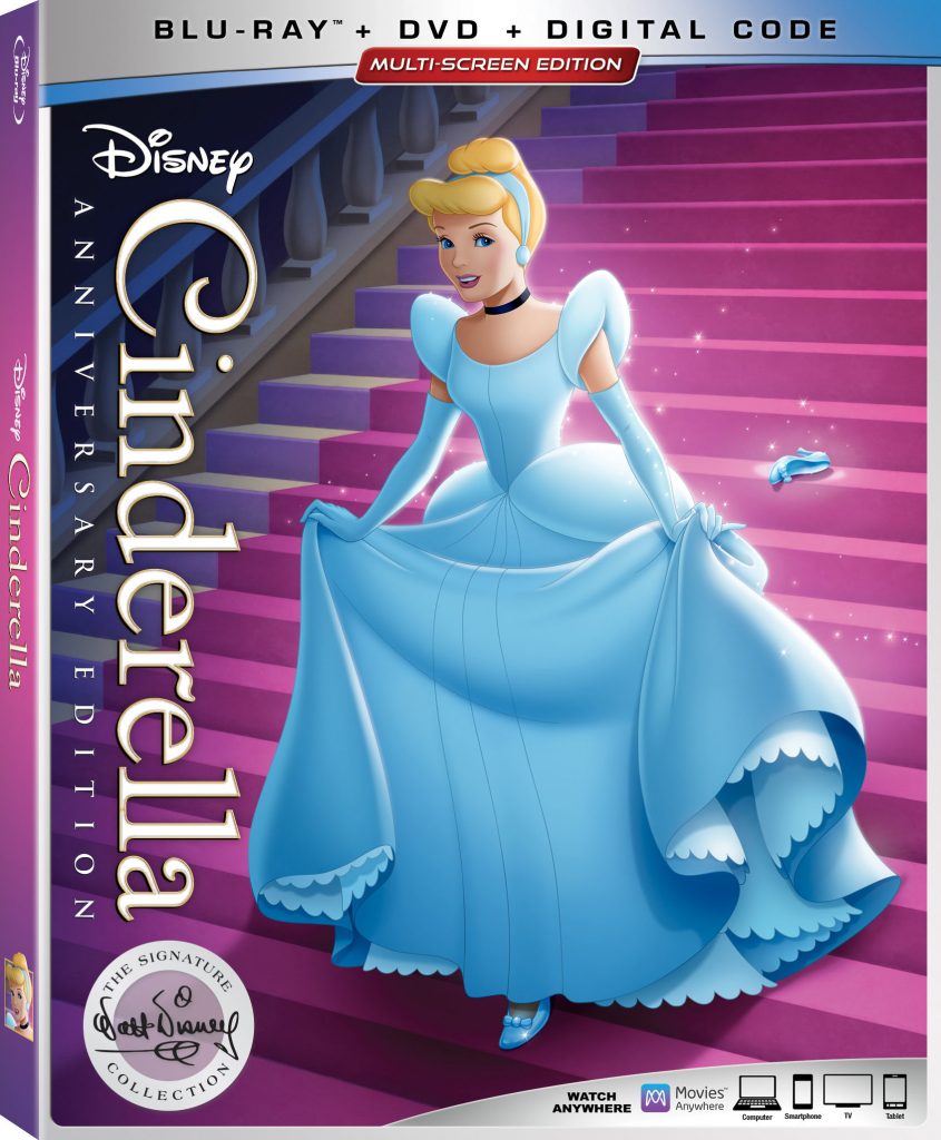 Cinderella Blu-ray DVD Walt Disney Signature release