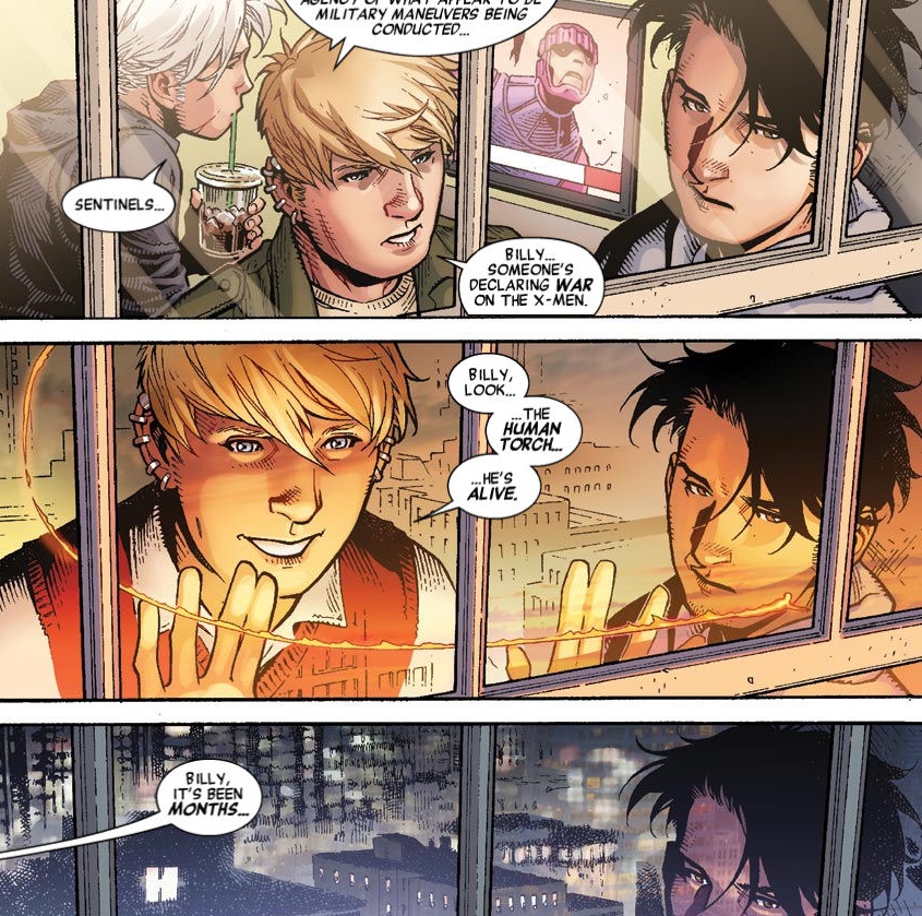 wiccan and hulkling in Avengers Children's Crusade Issue 9