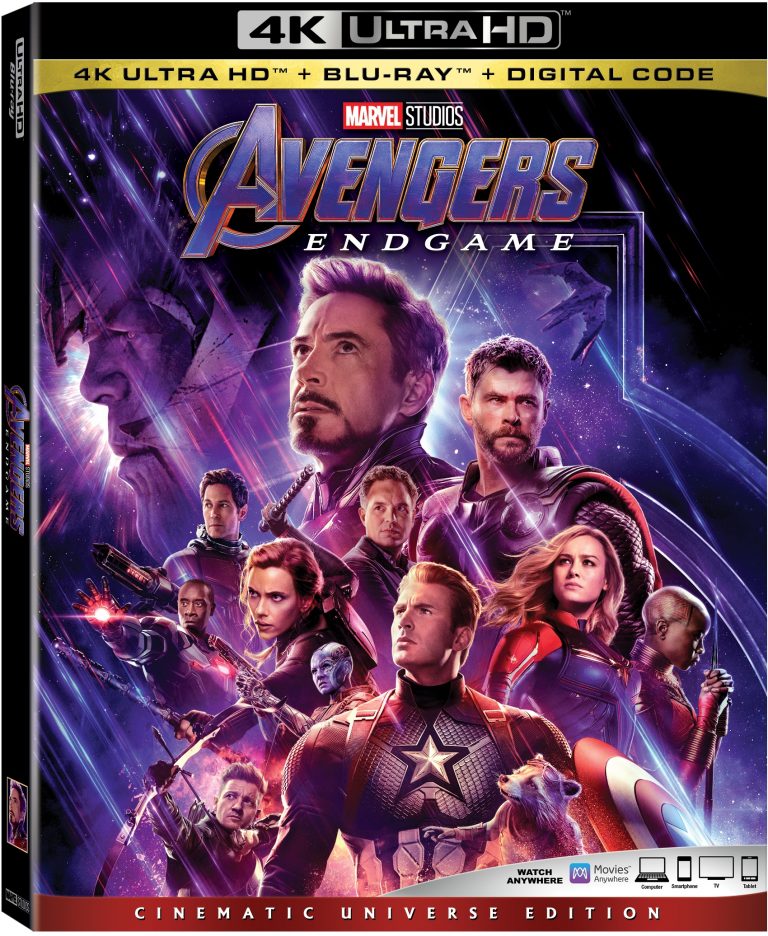 Avengers Endgame Digital July 30 4k Blu Ray Dvd Aug 13 2019