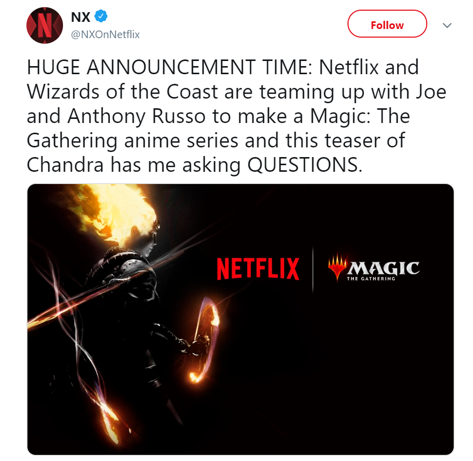 netflix magic the gathering russo brothers