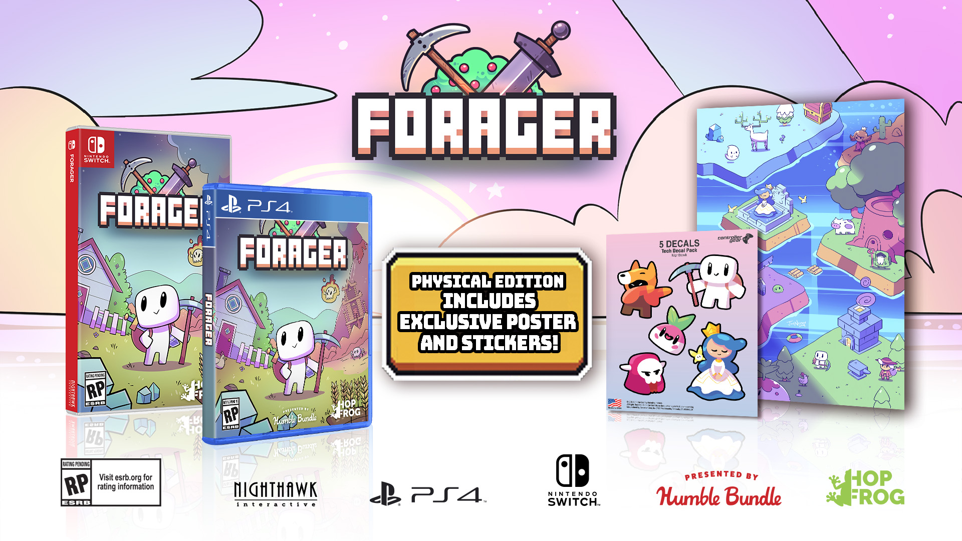Forager Game Nintendo Switch PS 4 release 2019