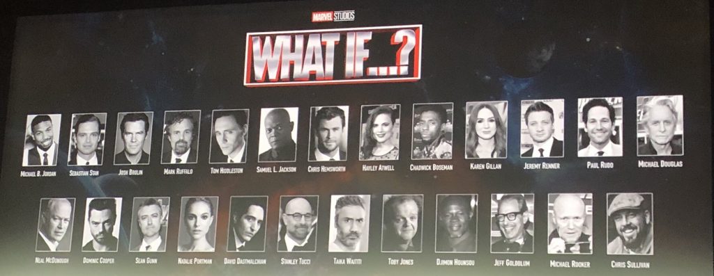 Marvel What If animated series cast