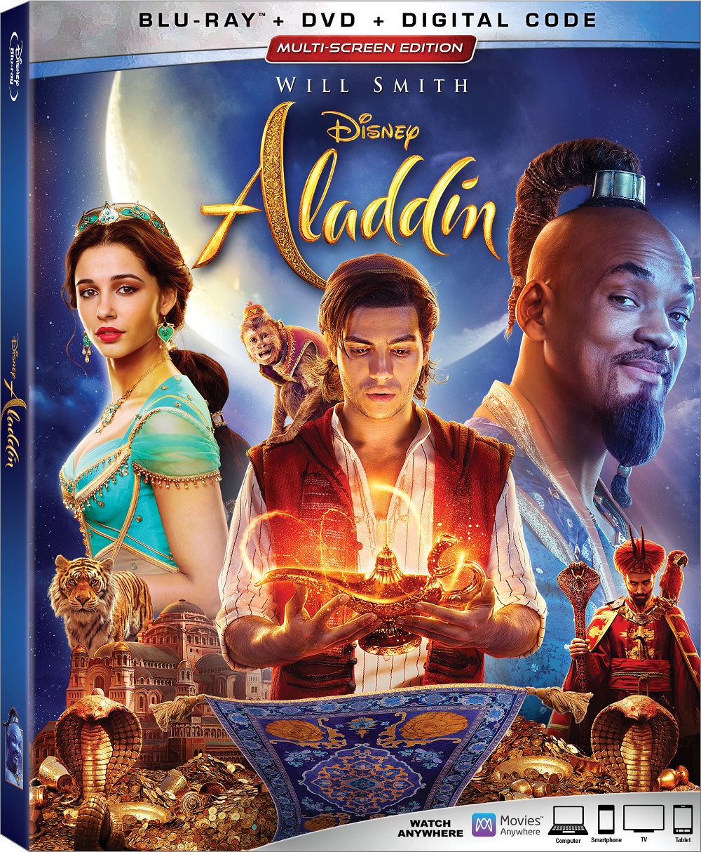 Aladdin live-action Blu-ray DVD 4K release 2019