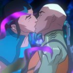 Young Justice Outsiders Kaldur kiss