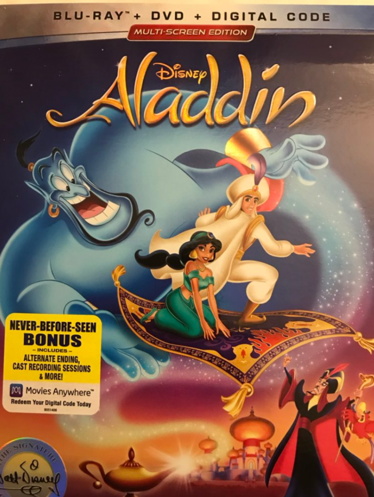 Aladdin animated Blu-ray review